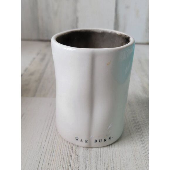 Rae Dunn spooky candle AS IS white Halloween home decor - Picture 4 of 7